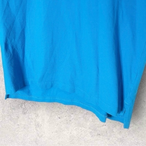 Blue Polo Shirt Men's Size XL Short Sleeve Casual Preppy Ivy League Country Club - Picture 5 of 6